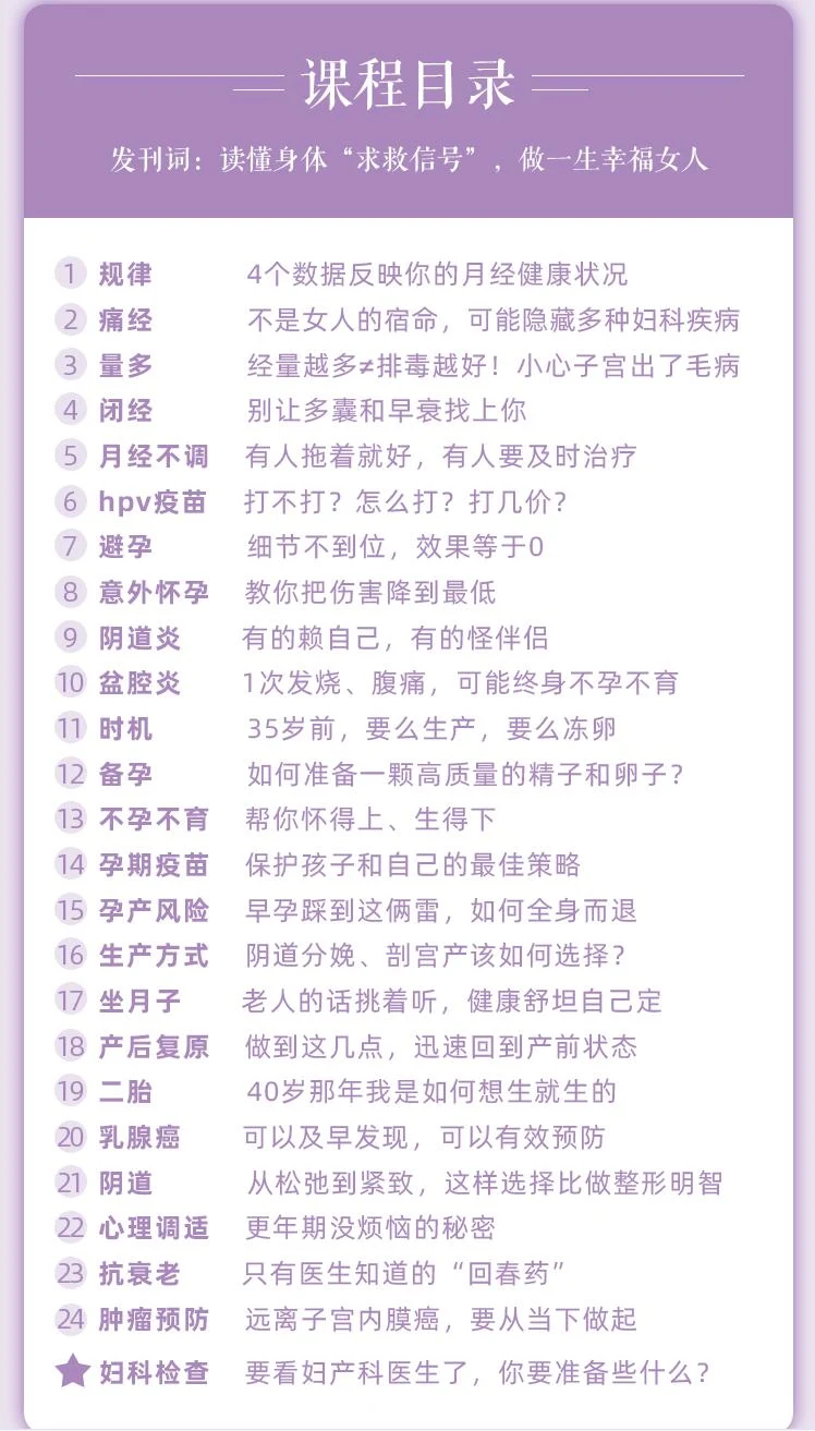 图片[3]-协和张羽的女性健康管理课【完结】-沉沉情感网