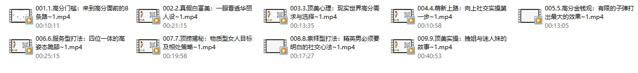 图片[2]-承情《俘获白富美：全网第一高分顶美课》-沉潜情感社