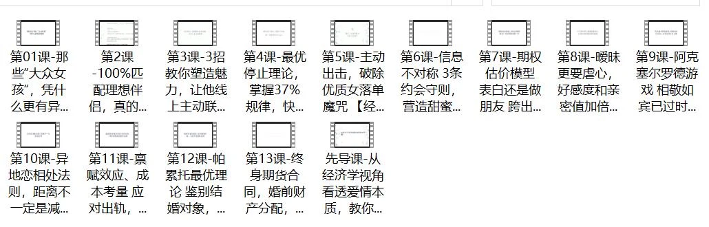 图片[3]-申江一姐《14堂课教你理性择偶，用经济学收获幸福》网盘下载-沉潜情感社