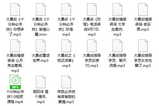 图片[2]-大勇叔《十分钟必杀技》-初心情感社