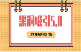 图片[1]-坏男孩无念团队《黑洞吸引5.0》-沉沉情感网