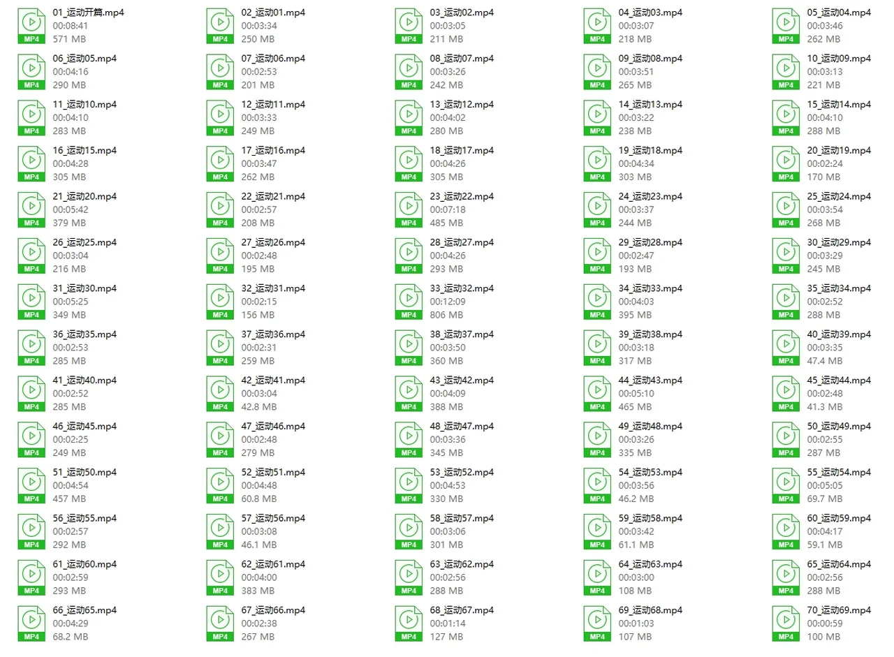 图片[3]-【马丽】男女运动动作解析（69个动作大揭秘）70节-启明情感网