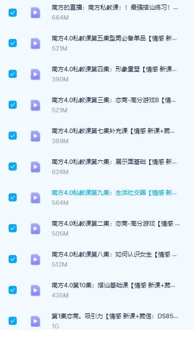 图片[3]-[5.9GB]浪迹导师南方《南方私教4.0》-沉潜情感社