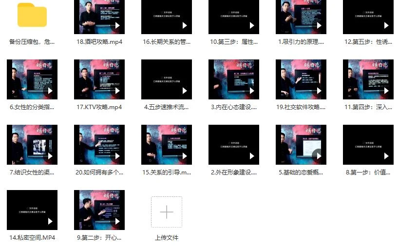 图片[2]-[17.2GB]明日恋爱《危险人物-五步速成术》百度云下载【121203】-启明情感网