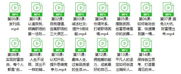 图片[2]-【完结】艾城首度开讲 14堂财智人生的经营课-沉沉情感网