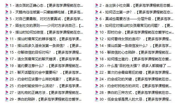 图片[3]-阮琦《魔鬼约会学系列30步脱单秘籍》百度网盘下载【100803】-启明情感网