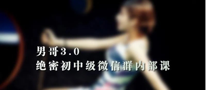 图片[2]-（3.9GB）《男哥3.0初中级班微信群内部课》完整版下载【092704】-初心情感社