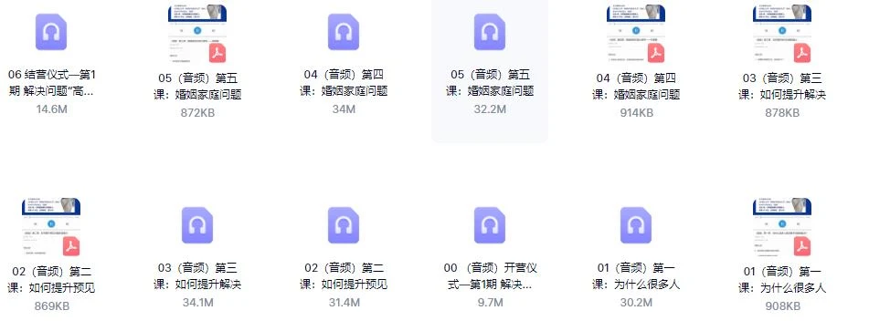 图片[3]-晚晴《解决问题“高手”训练营（完结）》百度云下载【100502】-沉潜情感社