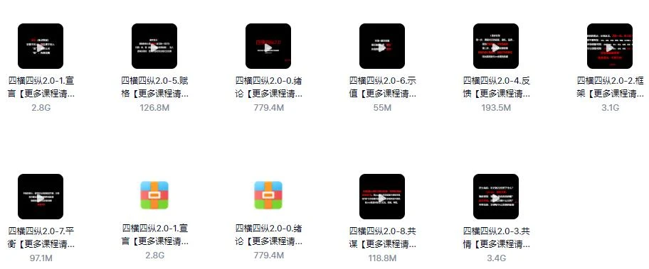 图片[3]-情感课程《四横四纵2.0》百度网盘下载【082705】-初心情感社