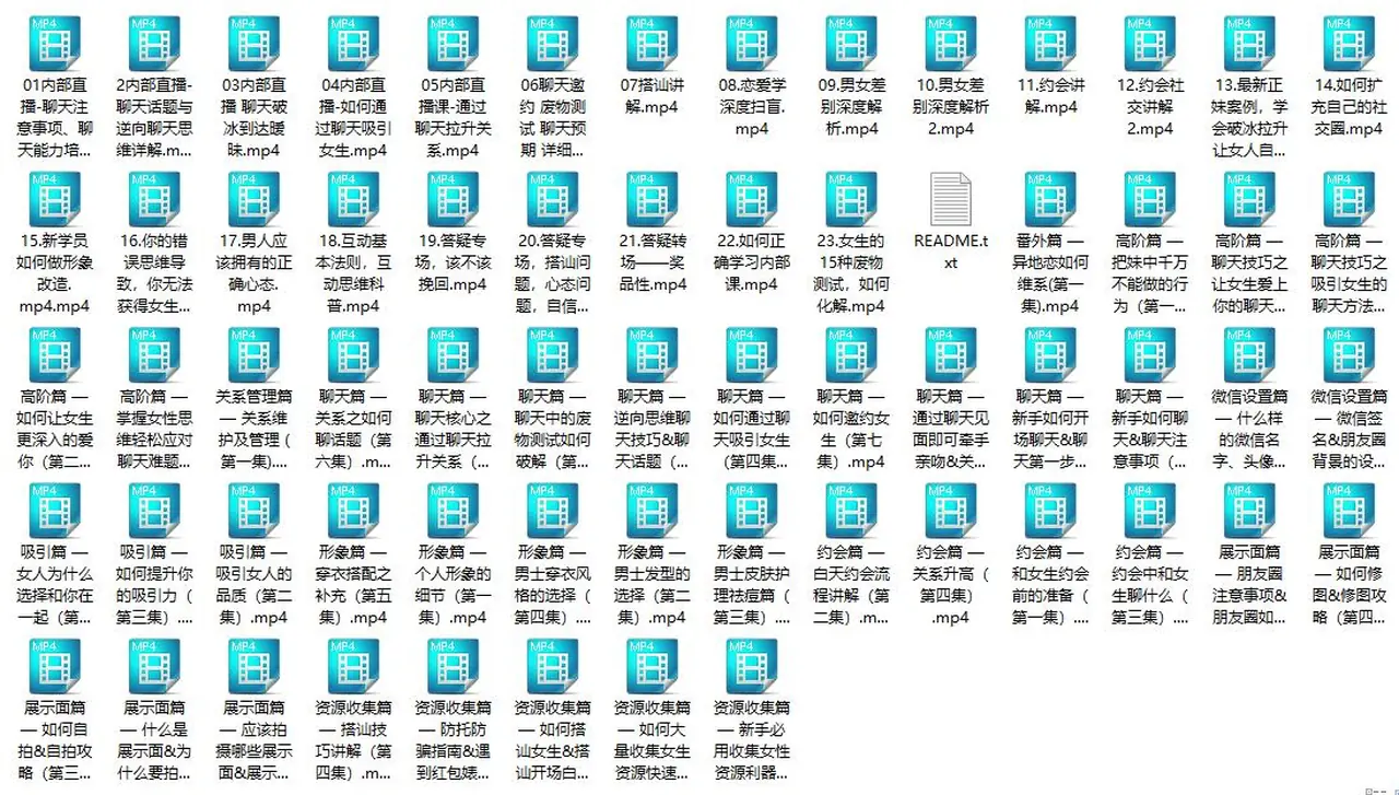 图片[2]-魅力男神系列《恋爱方法课》百度网盘下载【081408】-铁锚资源库