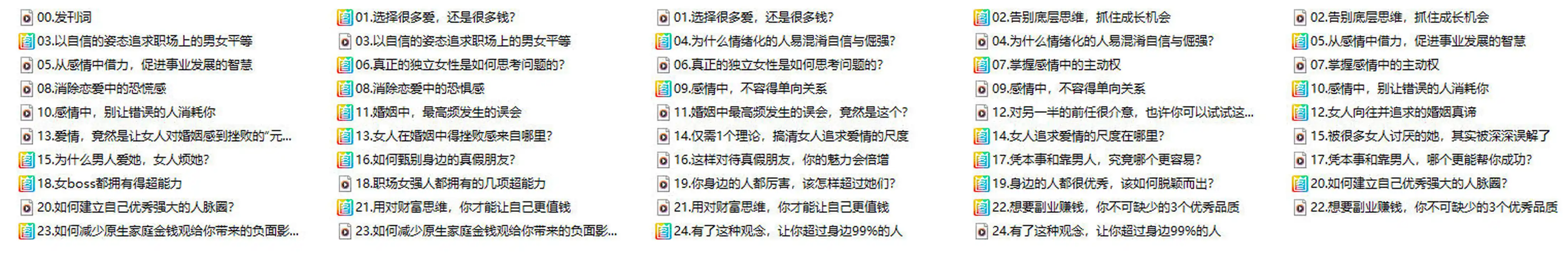 图片[2]-李筱懿《提升魅力值的女性素养课》完结-启明情感网