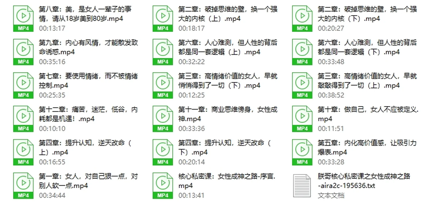 图片[2]-朕哥核心私密课之女性成神之路-心语情感库