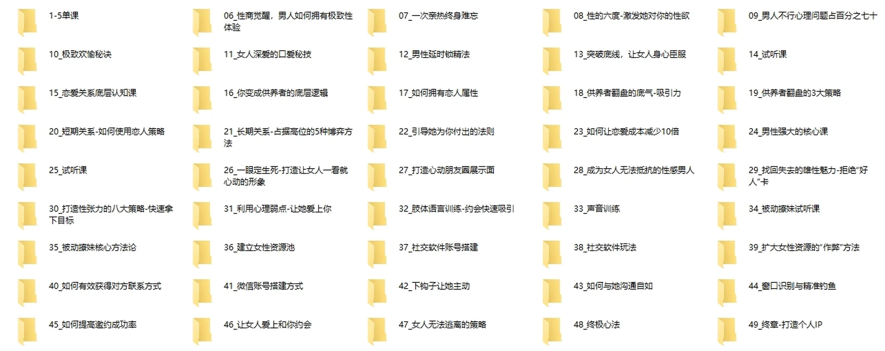 图片[3]-子轩《情场帝王》年度VIP-包含4大核心课-沉潜情感社