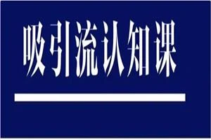 极速吸引《吸引流认知课》8节-沉沉情感网