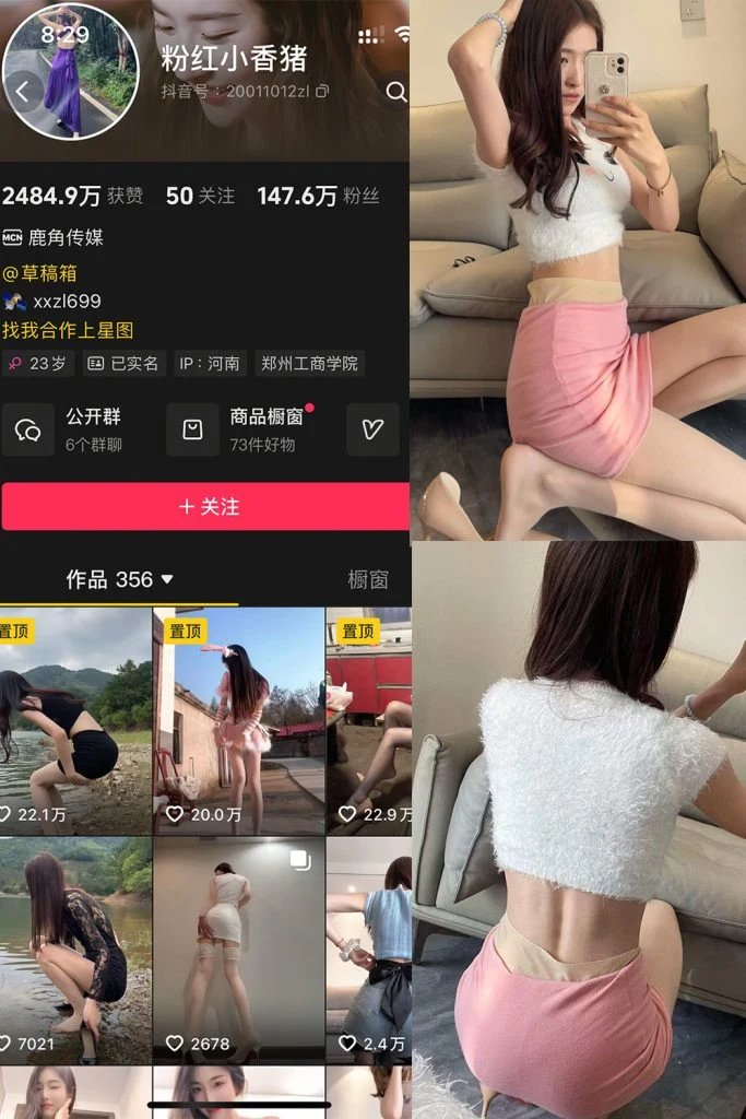 抖音 粉红小香猪 岛遇 NO.005期 【5P1V】-艳蜜阁楼