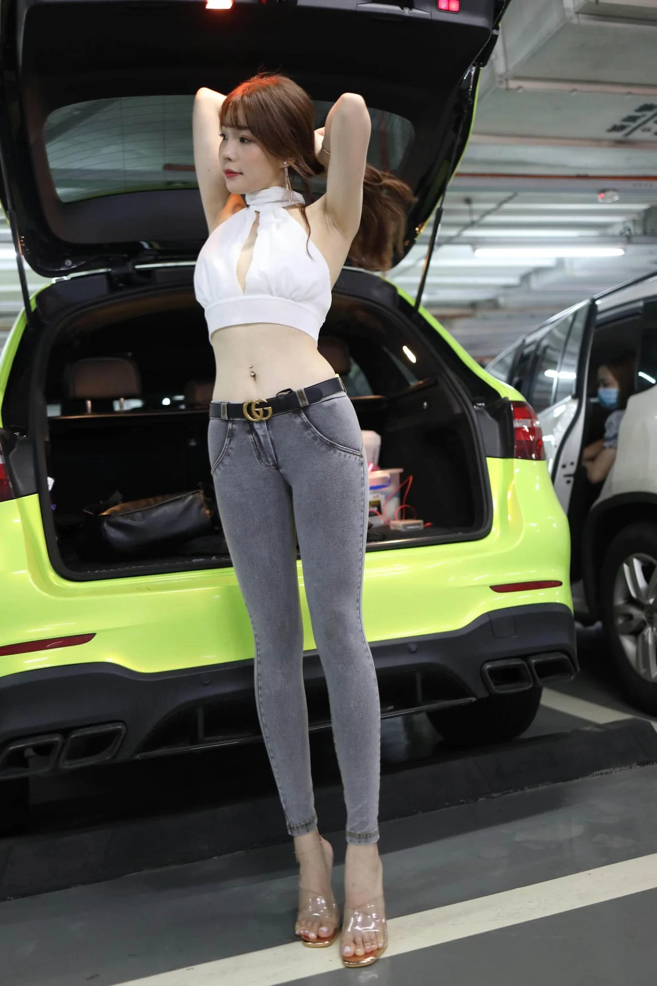 图片[1]-街拍美女芝芝：都市丽人牛仔裤系列高清图片视频 [124P1V 3.4GB]-蜜涩映像