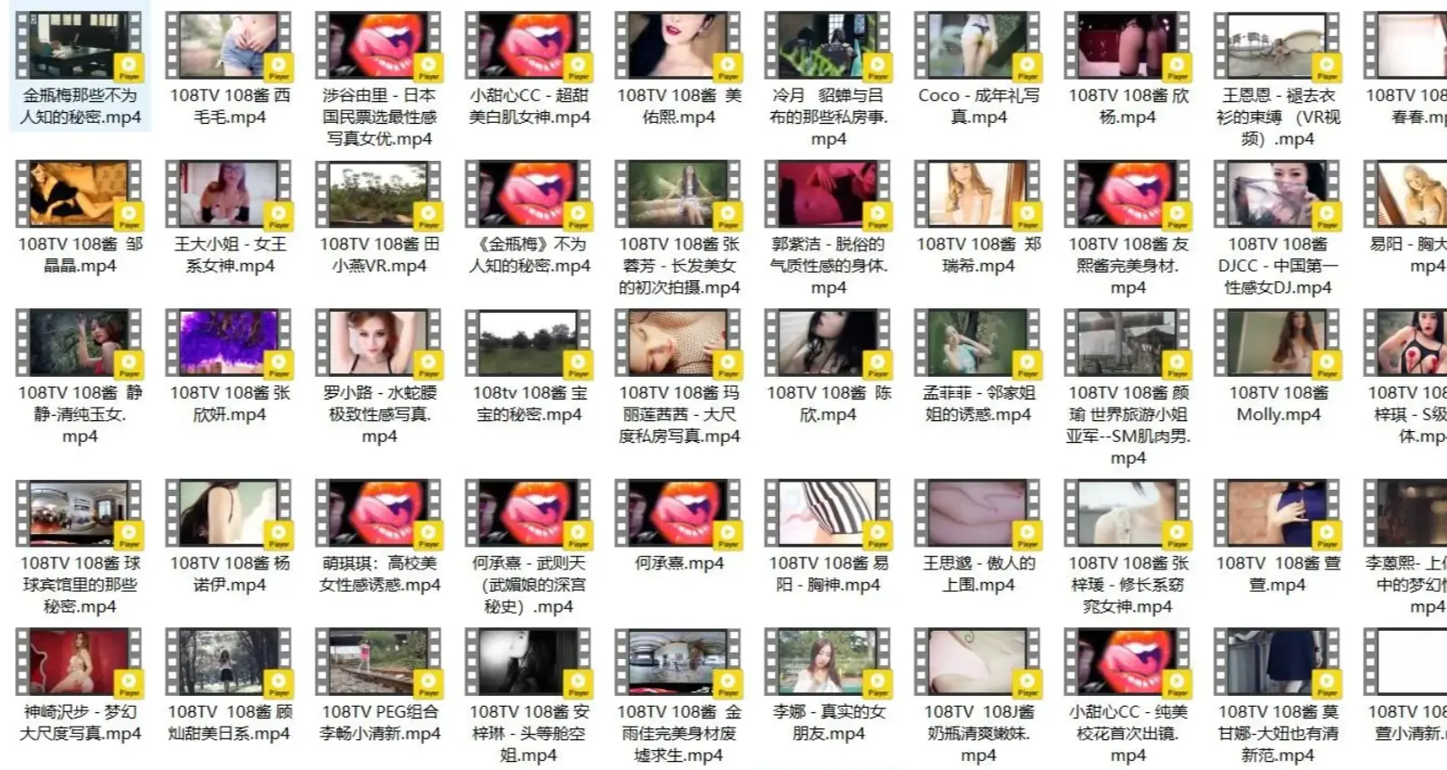 《108TV酱》视频作品144套合集 120.89G-蜜涩映像