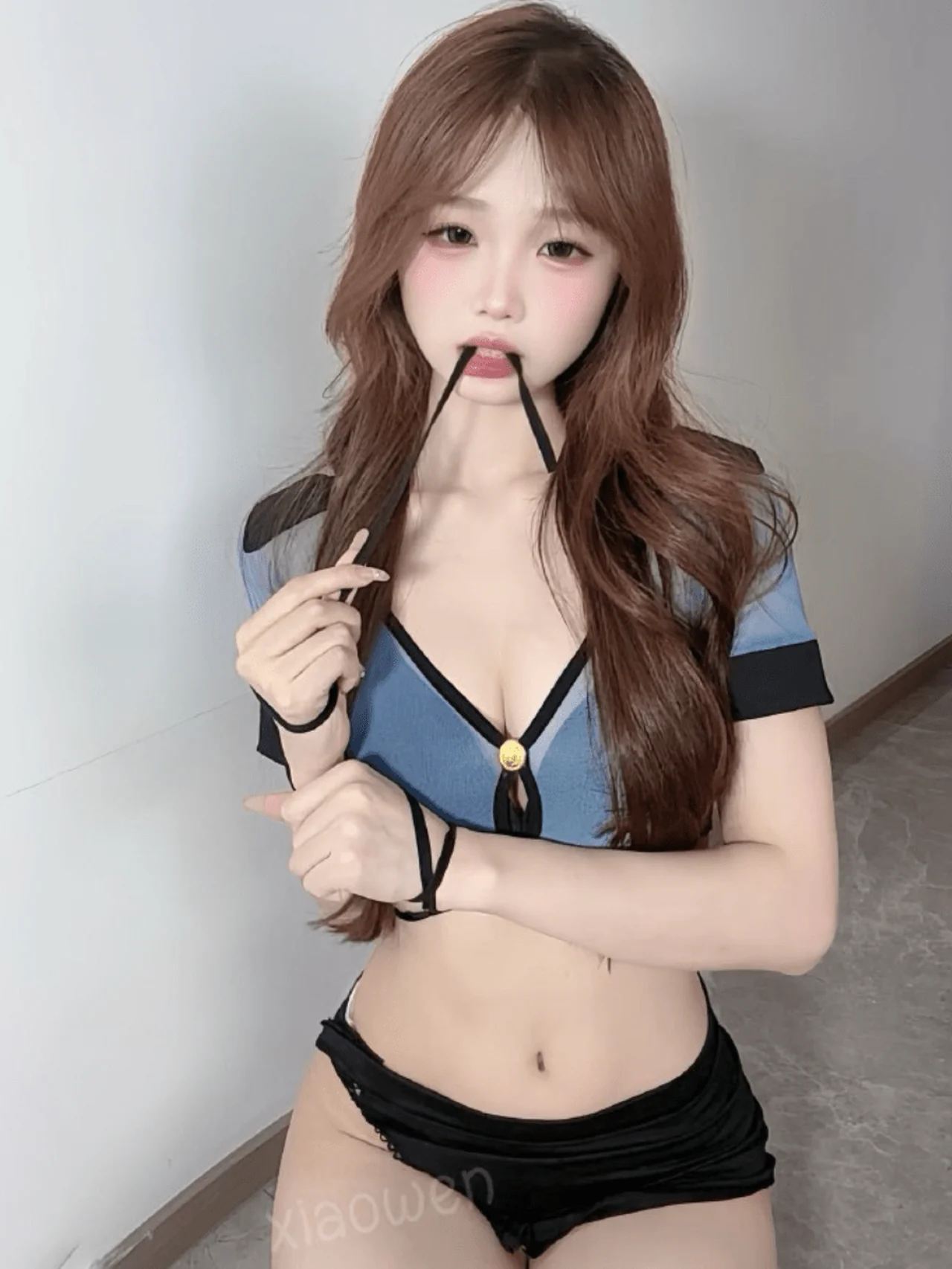 图片[1]-纯欲风格小雯胖几：抖音博主写真精选合集-流光绘卷