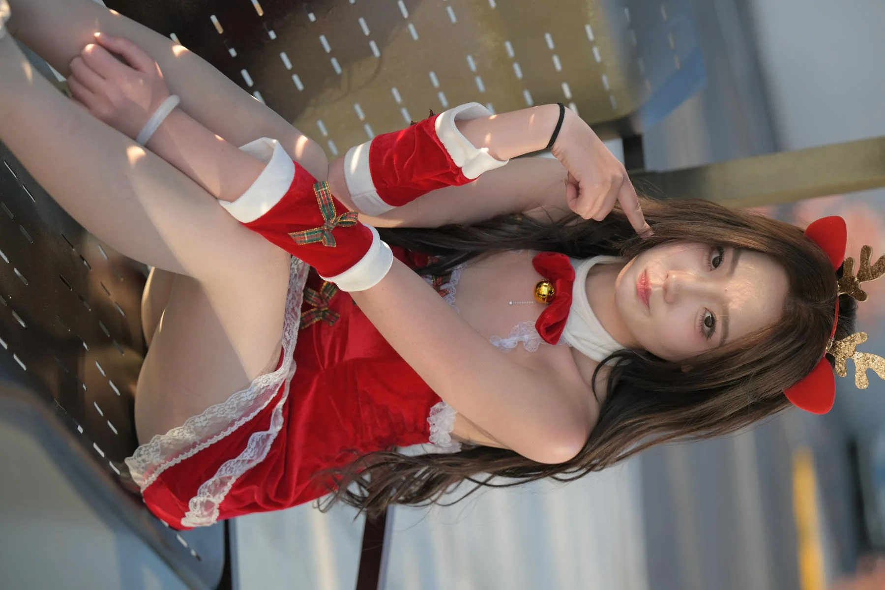 图片[1]-街拍摄影师圣诞特辑：羊小咩咩高清写真集 [1320P 22GB]-云图社区