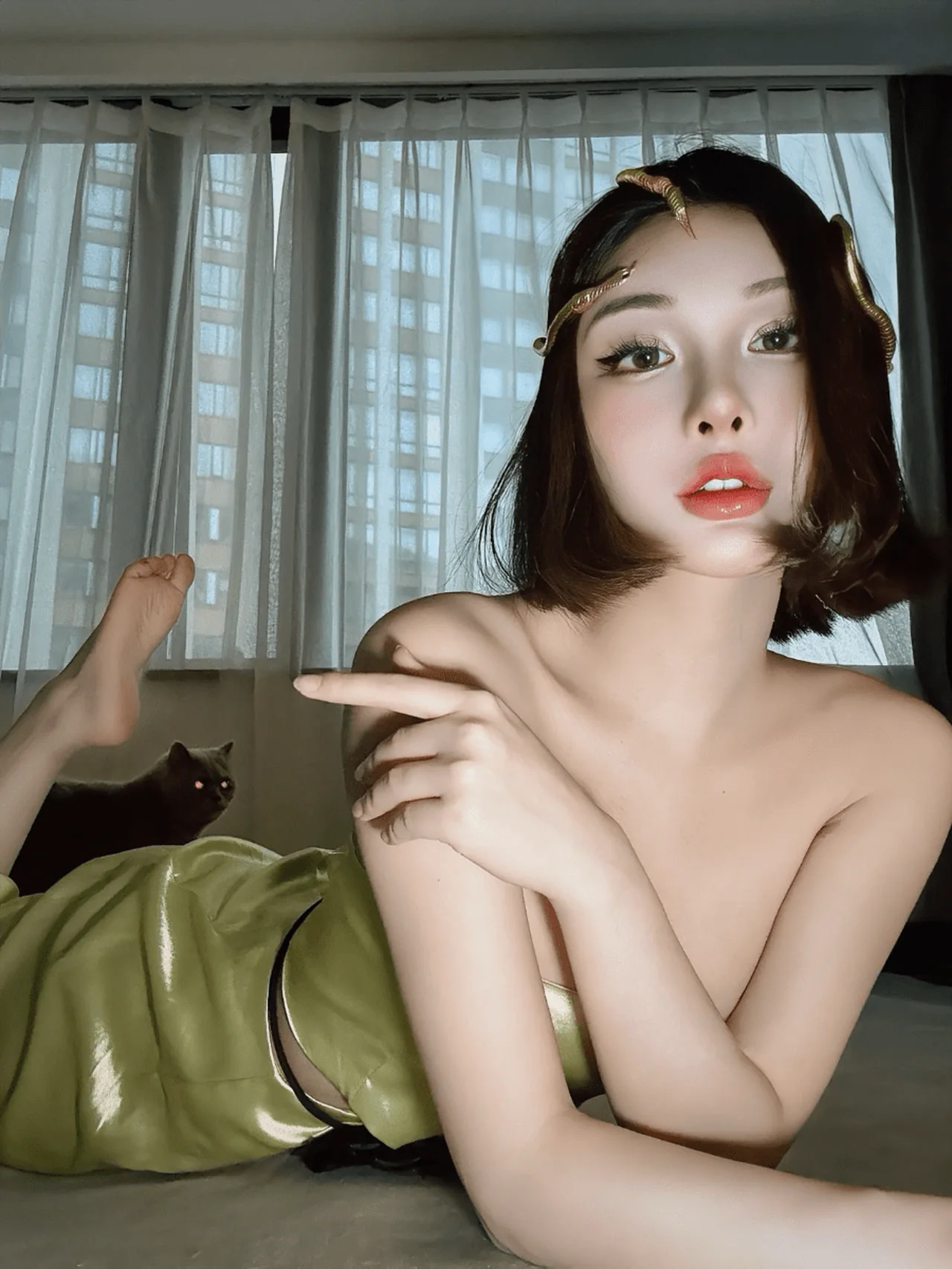 抖音小艾琳微密圈写真集 438张精选照片-幻彩魔方